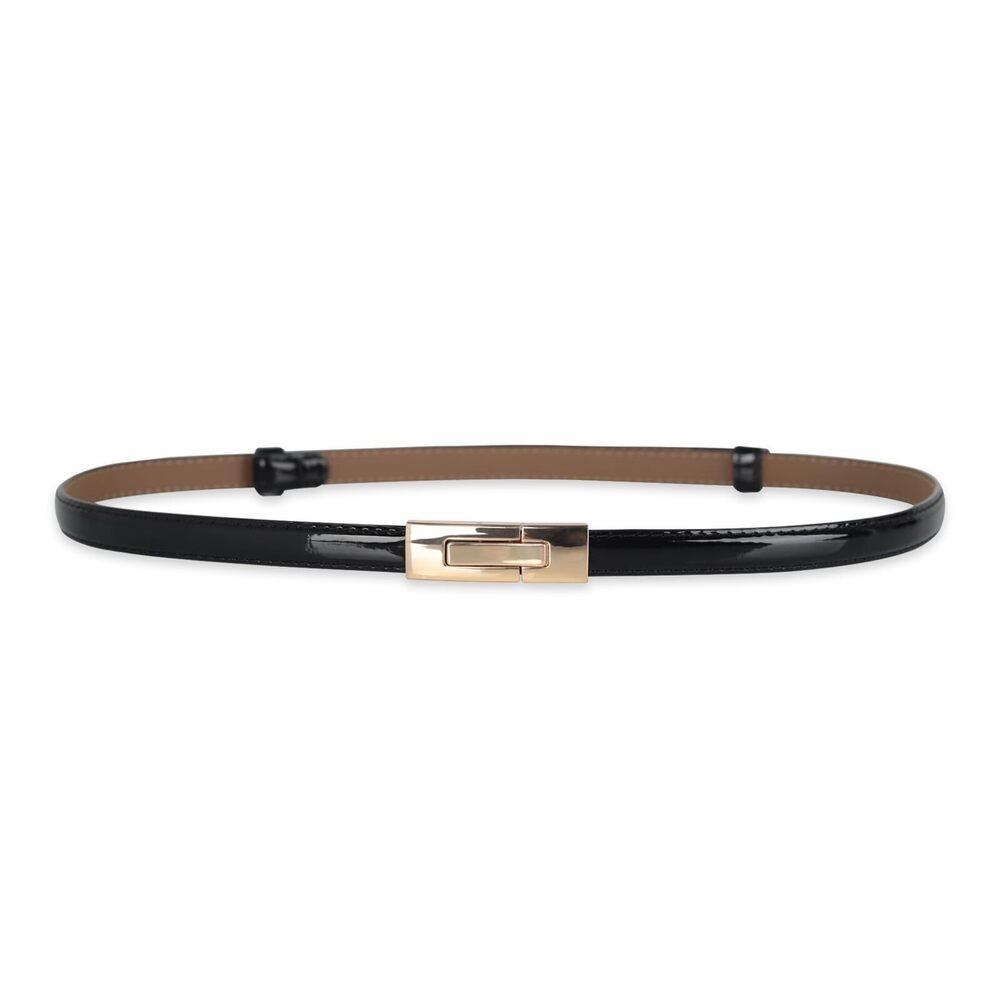 4244 Women's Leather Belt With Buckle- Ideal For Dresses, Jeans,